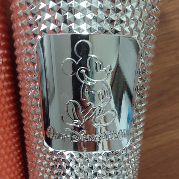 Starbucks Studded Tumblers (2 Disney World) in Purple, Coral, and Silver - Picture 3 of 5